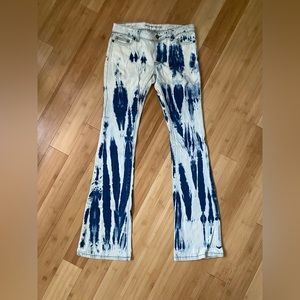 Michael Kors Tie Dye Flare Jeans